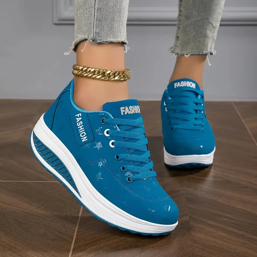 Naomi | Women’s Lace-Up Trainers with Cushioned Sole