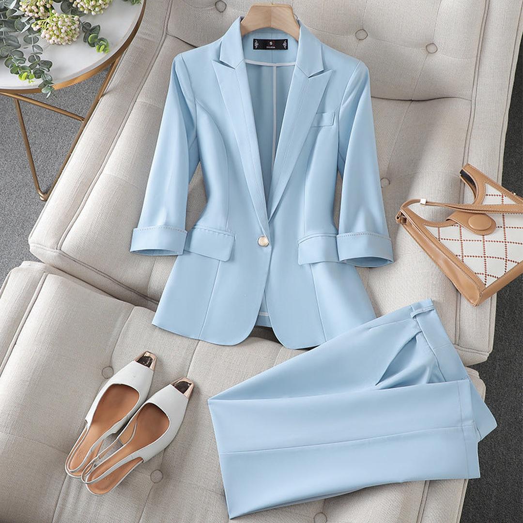 Clara | Women’s Two-Piece Suit Set with Blazer and Trousers