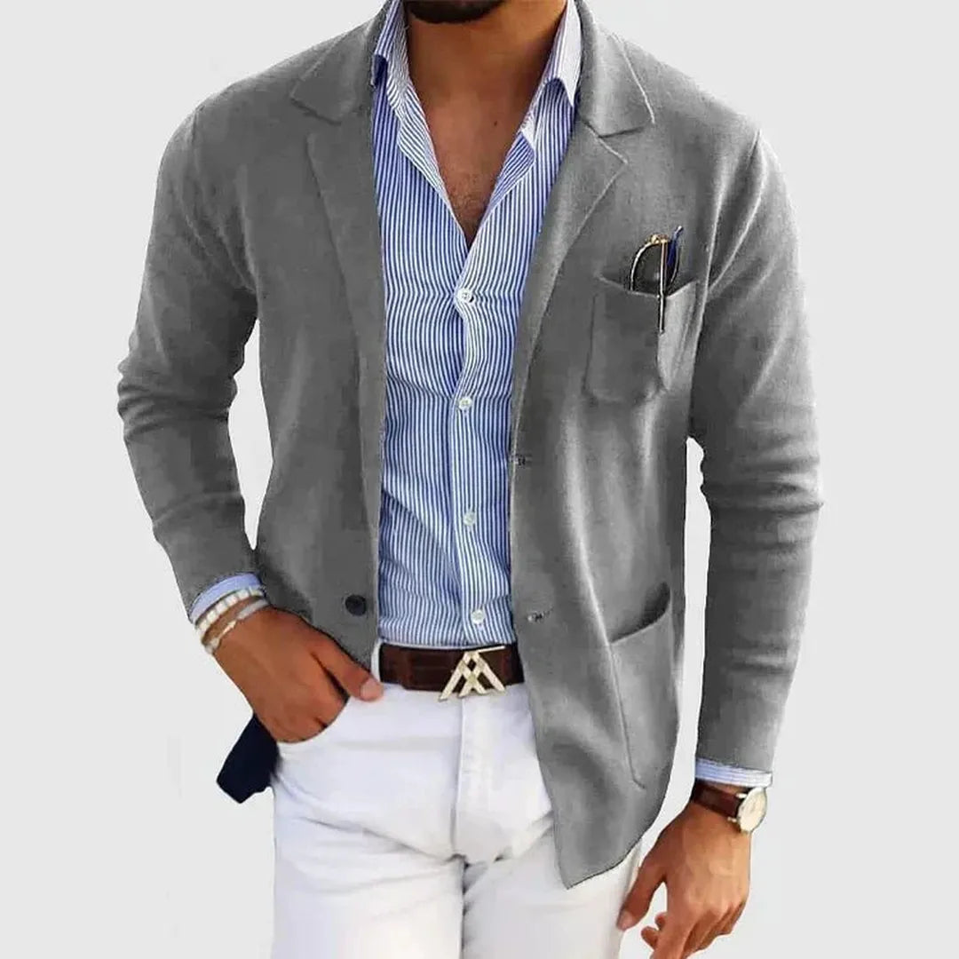 Lorenzo | Men’s Casual Knit Blazer with Tailored Fit