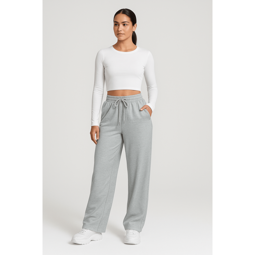 Lily | Women’s Wide-Leg Joggers with Drawstring Waist
