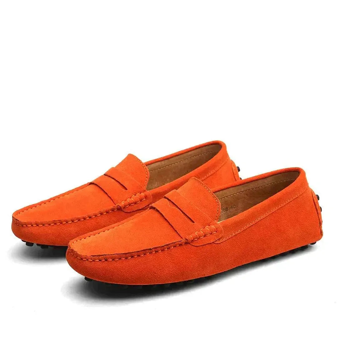 Marvello | Men’s Classic Suede Loafers with Slip-On Design