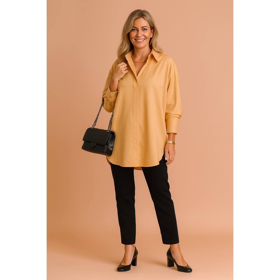 Harper | Women’s Oversized Long Sleeve Shirt Blouse