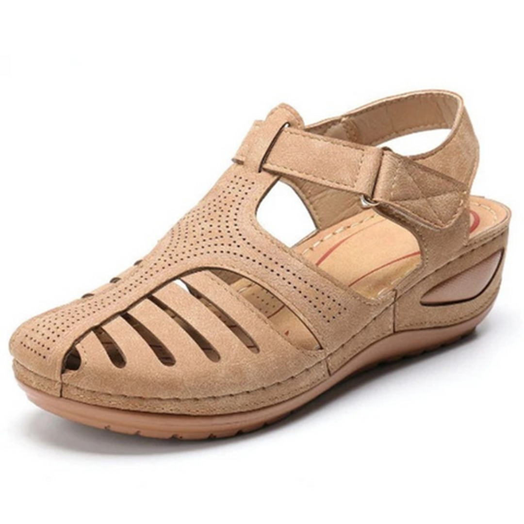 Faith | Women’s Closed-Toe Sandals with Cut-Out Design