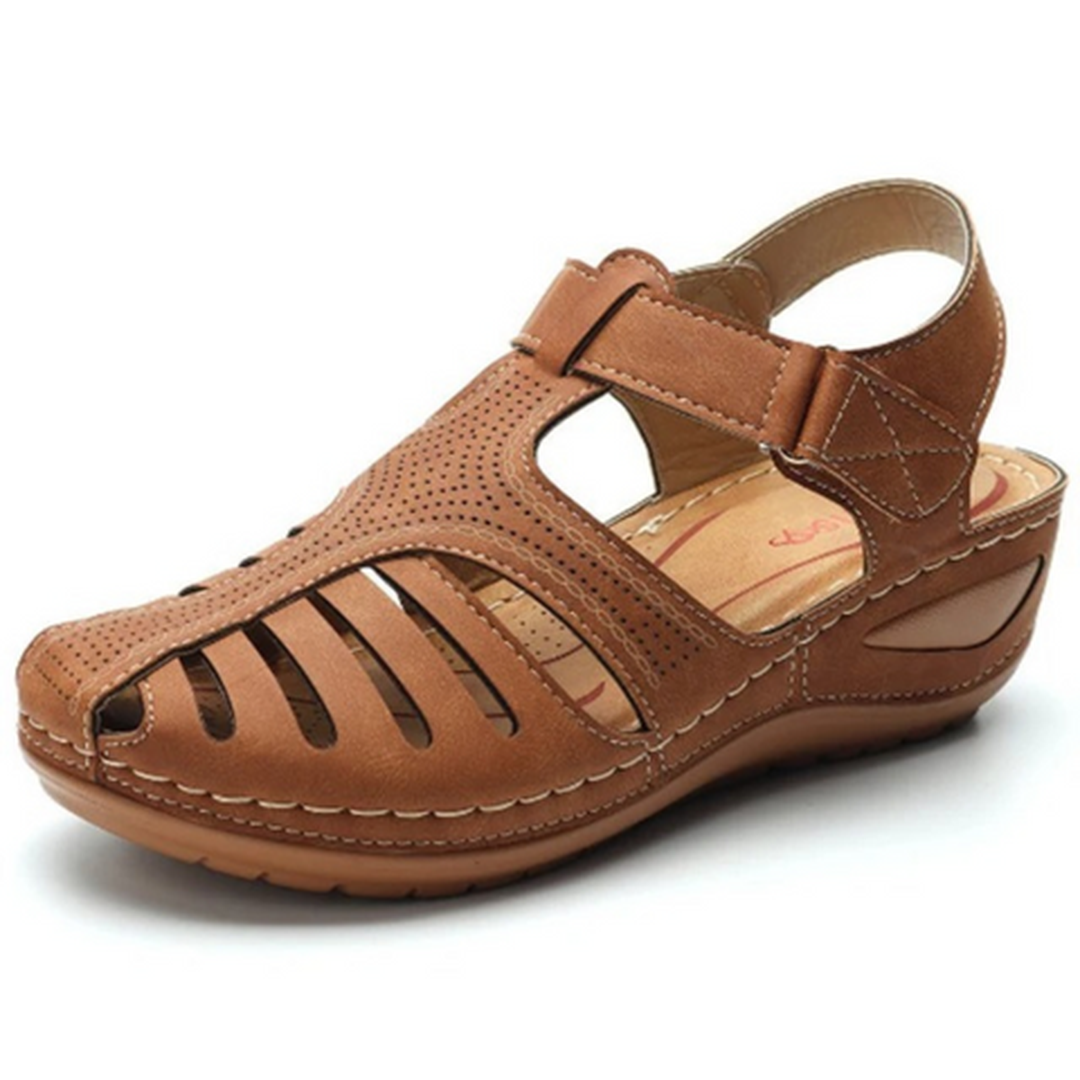 Faith | Women’s Closed-Toe Sandals with Cut-Out Design