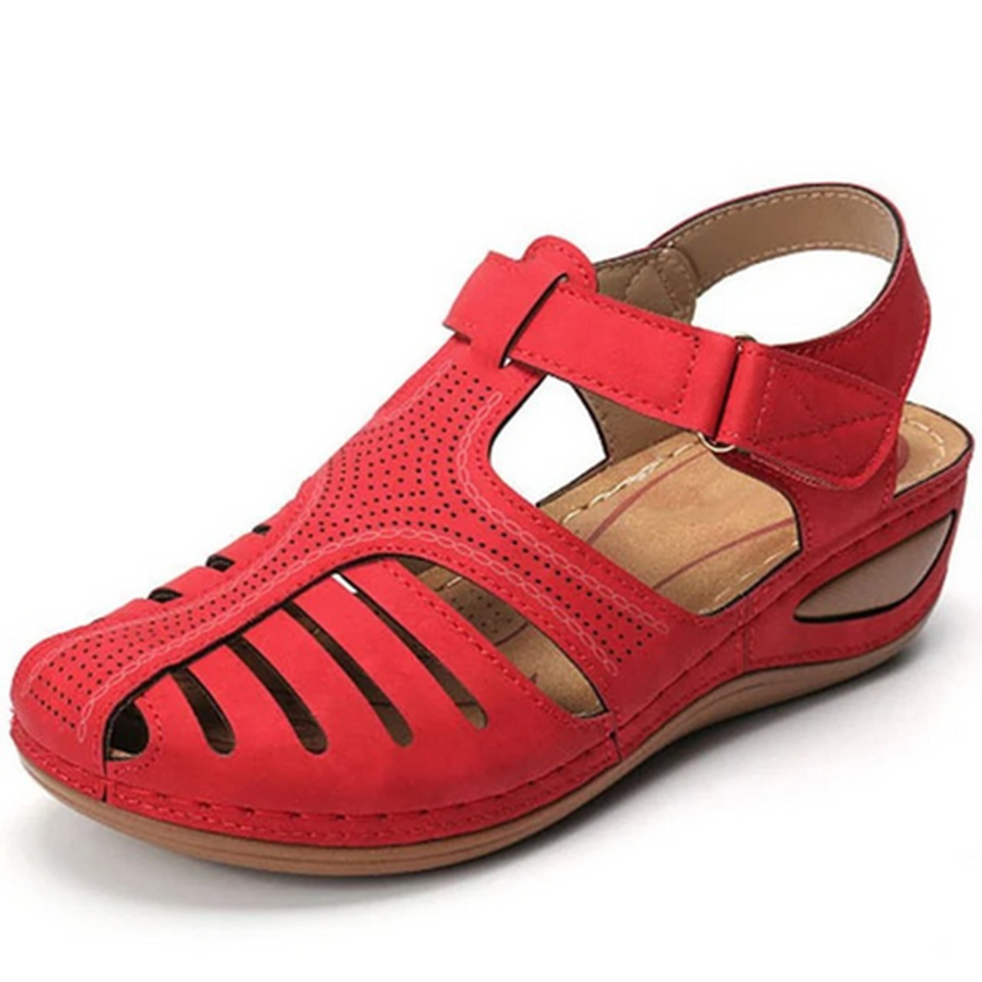 Faith | Women’s Closed-Toe Sandals with Cut-Out Design