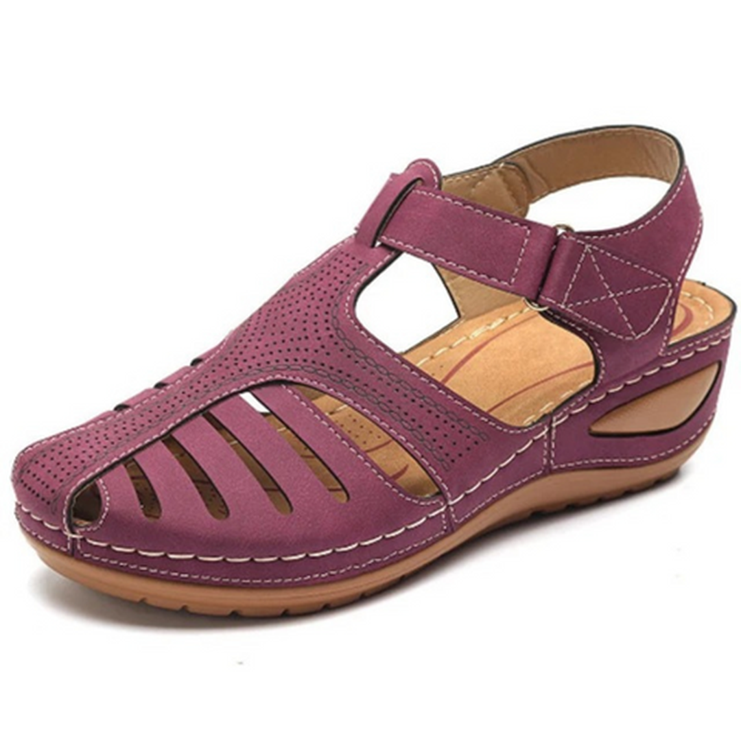 Faith | Women’s Closed-Toe Sandals with Cut-Out Design