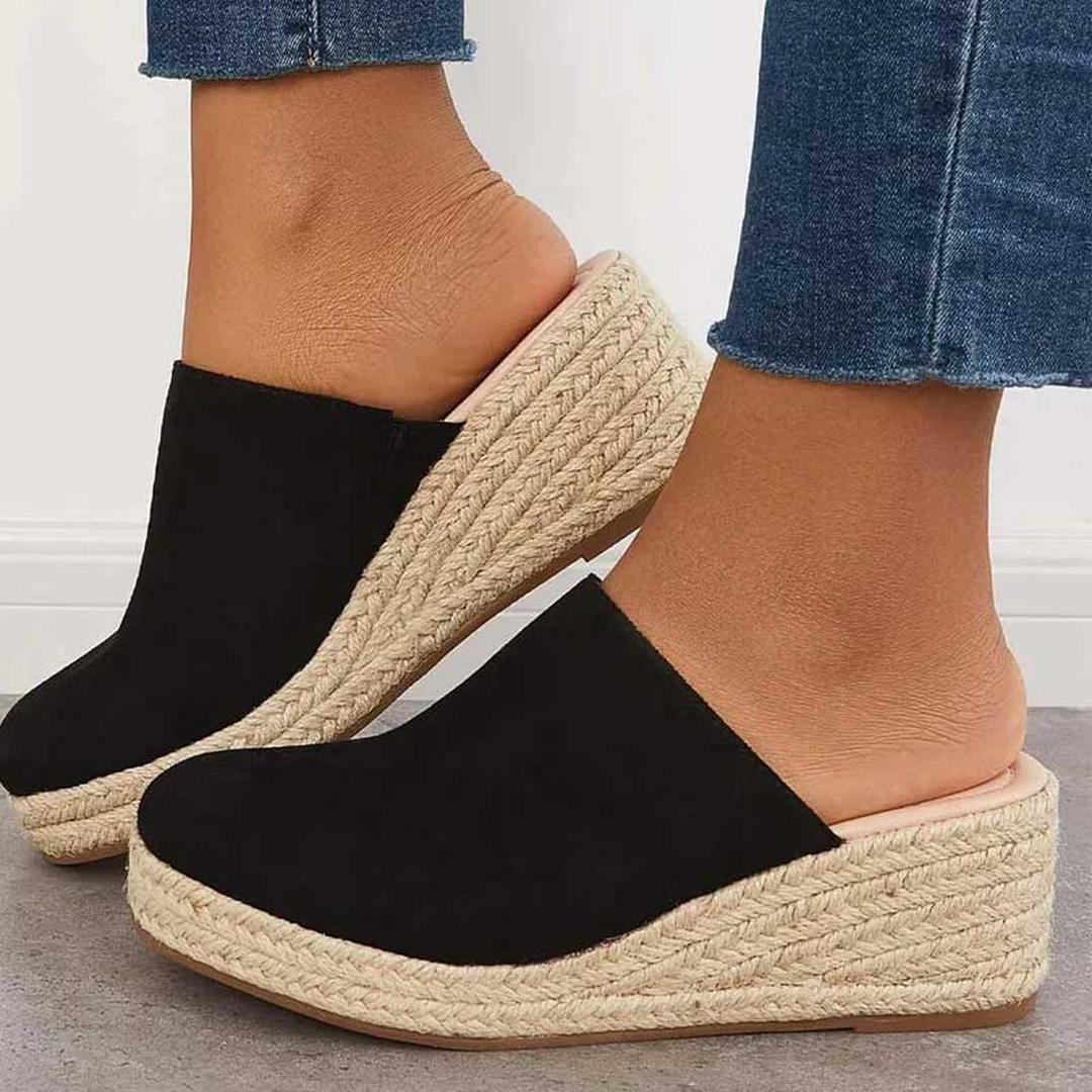 Elena | Women’s Wedge Heel Mules