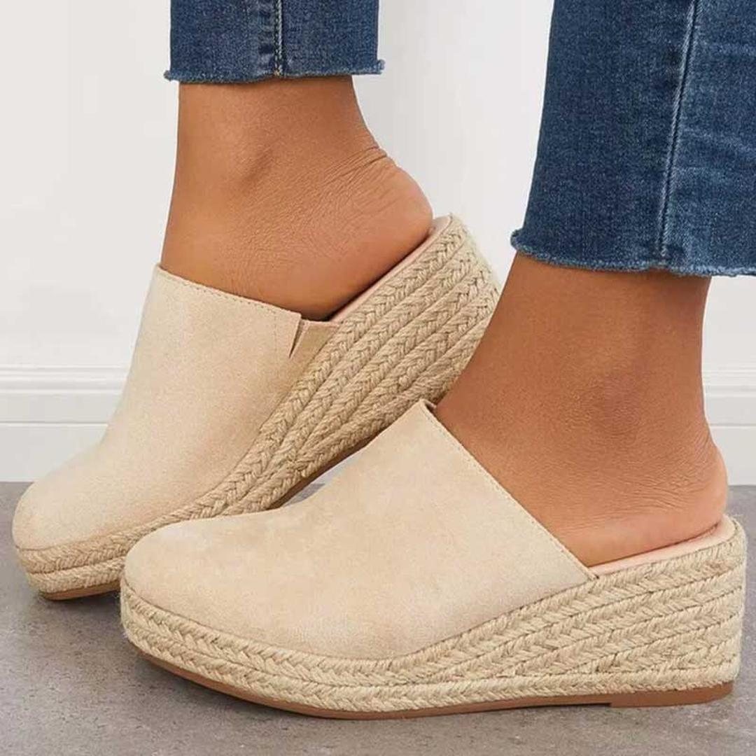 Elena | Women’s Wedge Heel Mules