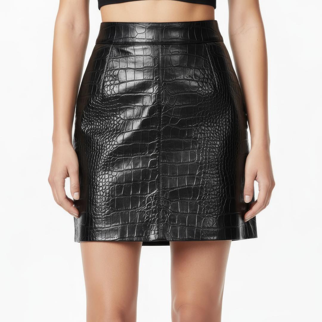 Ava | Women’s High-Rise A-Line Mini Skirt with Sculpted Fit