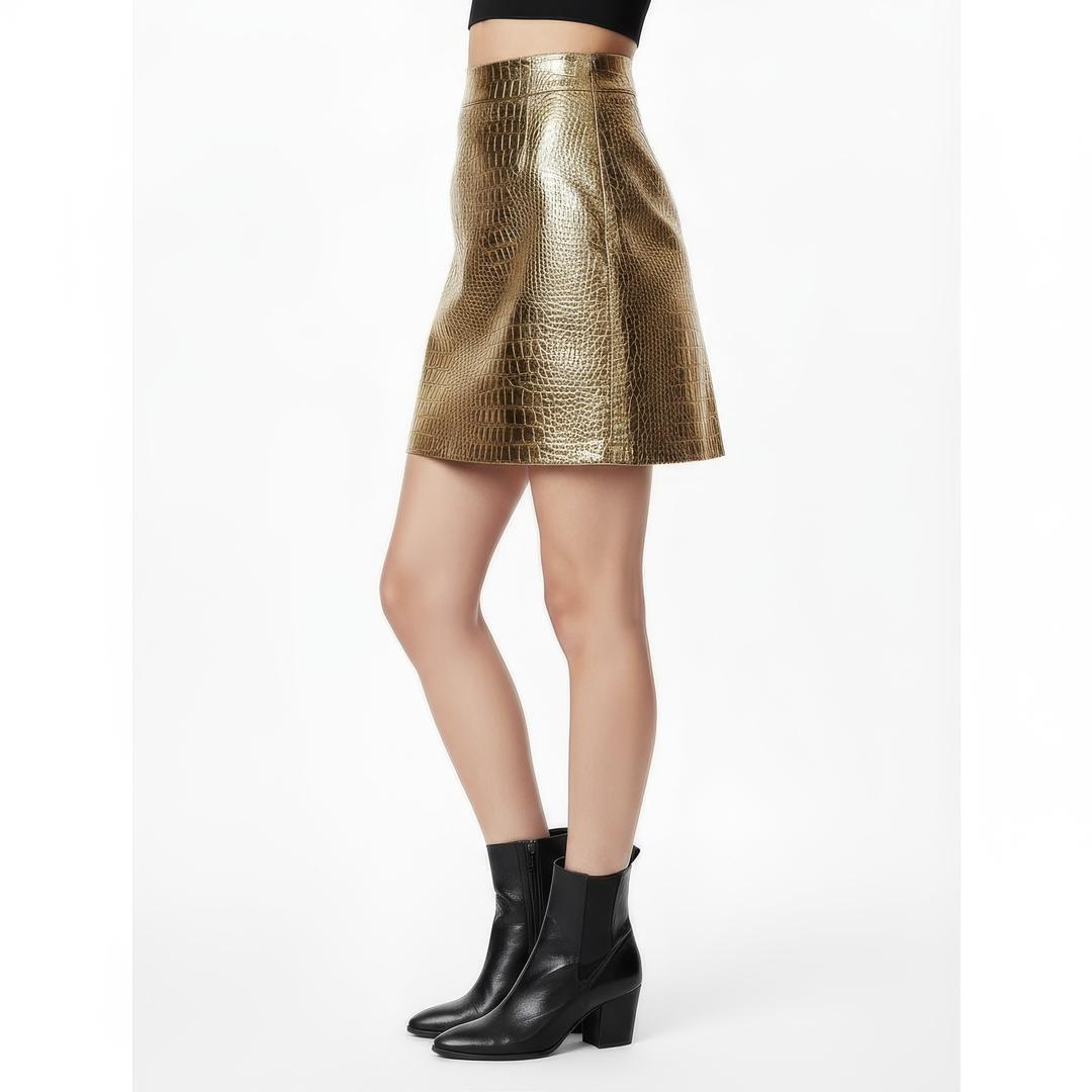 Ava | Women’s High-Rise A-Line Mini Skirt with Sculpted Fit