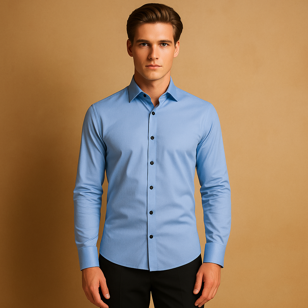 Julian | Men’s Slim Fit Stretch Button-Up Shirt