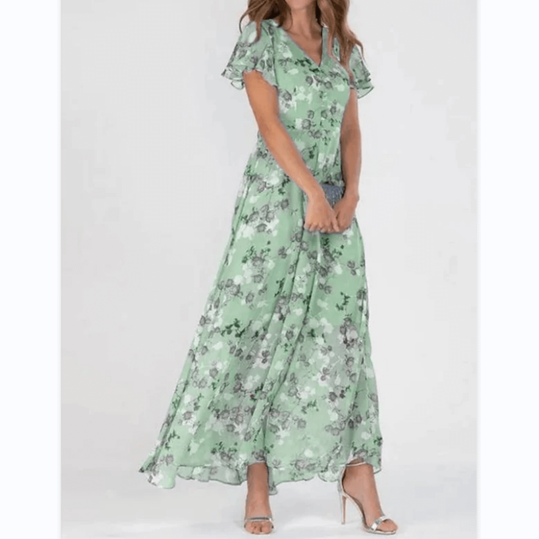 Amelia | Women’s Floral Maxi Wedding Guest Dress