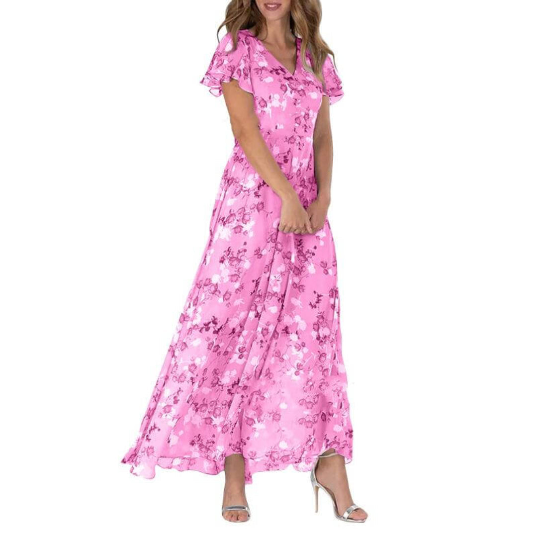Amelia | Women’s Floral Maxi Wedding Guest Dress