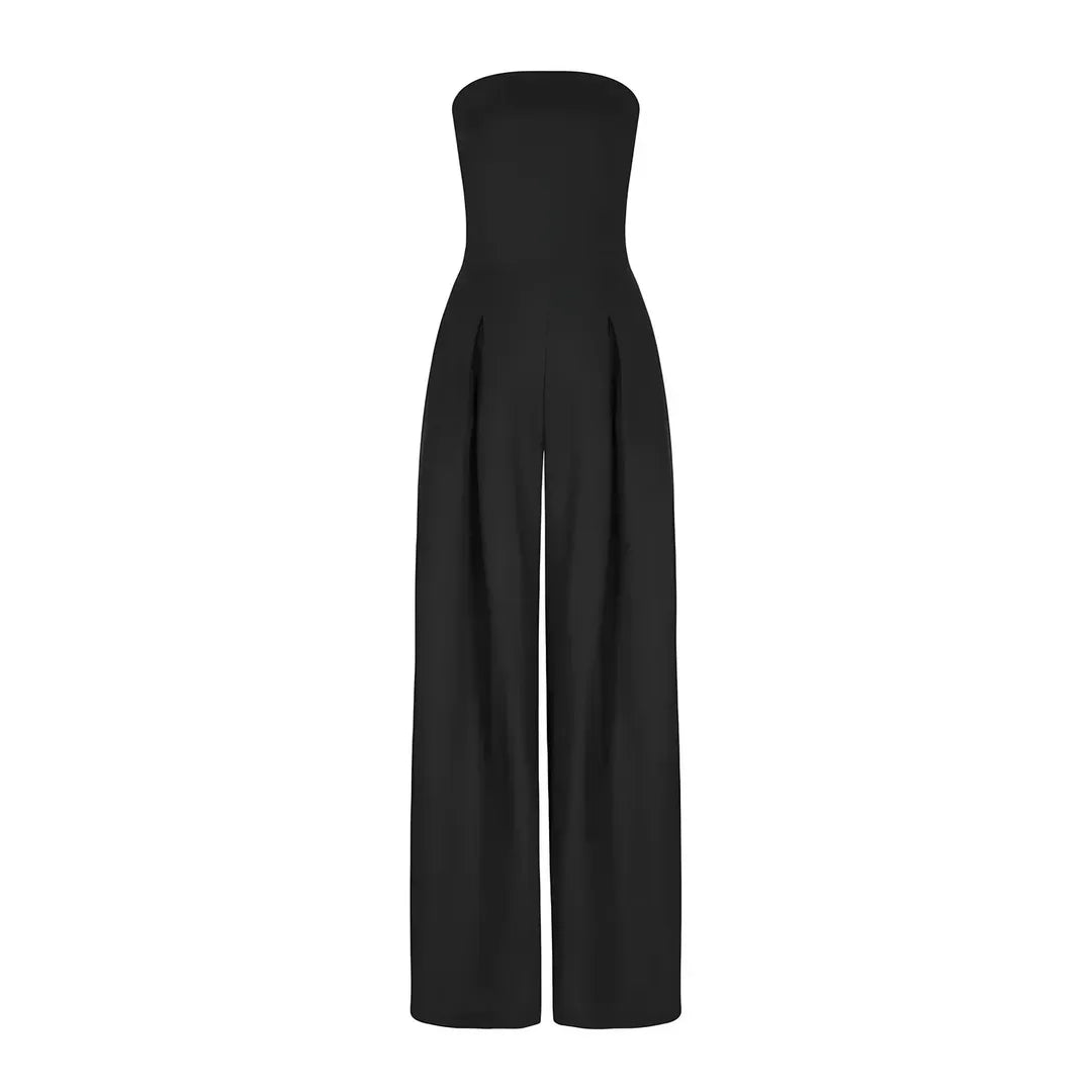 Sabrina | Women’s Strapless Jumpsuit with Side Pockets